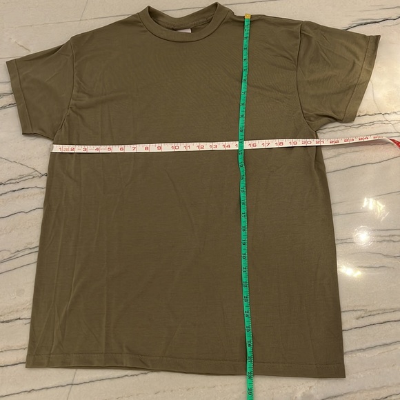 3 US Army Moisture Wicking Tan 499 Short Sleeve T-Shirt Lg 8415-01-630-5528 - Picture 3 of 8